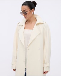 Minima Esenciales - Isra Cotton Twill Trench Coat