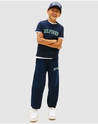 Tommy Hilfiger - Boys Logo Crew Neck Jersey T-Shirt - Teens