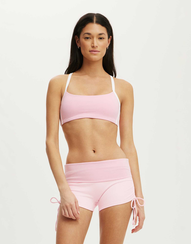 Cotton On Body Active - Ultra Soft Tie Side Roll Over Micro Short