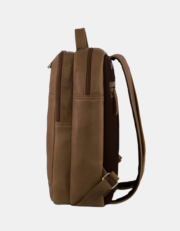 Pierre Cardin - Pierre Cardin Leather Business/Laptop Backpack
