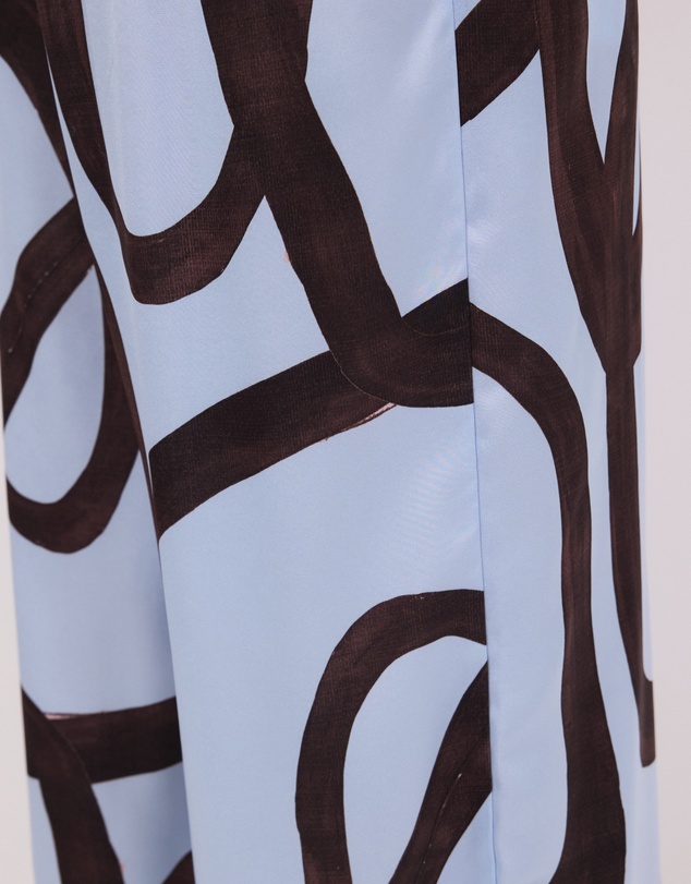 Calli - Chloe Abstract Print Drawcord Pants