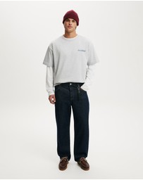 Cotton On - Box Fit Text T-Shirt