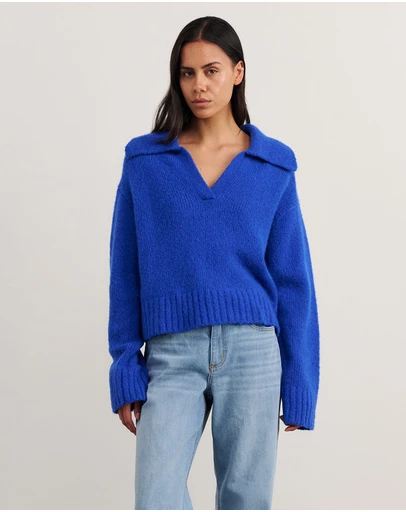 Jag - Lily Collared Knit