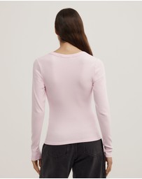 Witchery - V-neck Long Sleeve Top