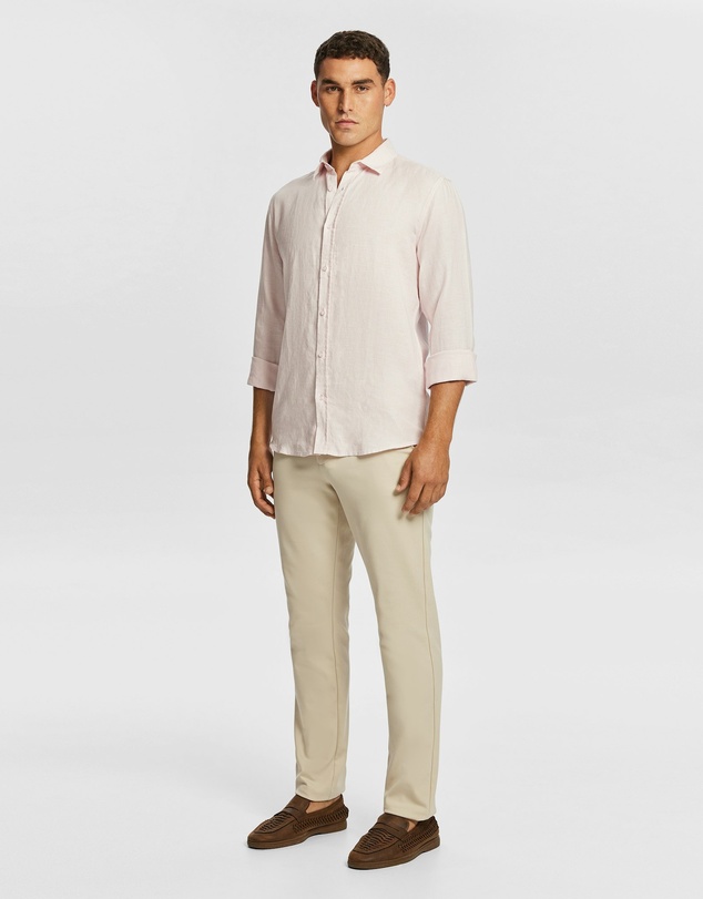yd. - West Hampton Pure Linen Shirt