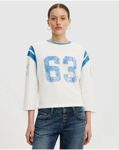 Cotton On - 3/4 Sleeve Graphic Tee