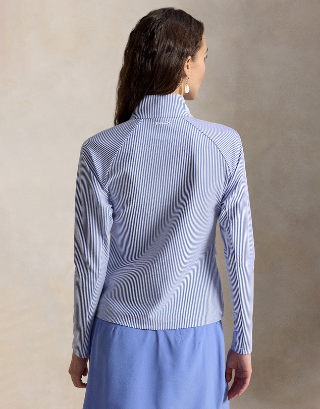 Polo Ralph Lauren - Seersucker Mockneck Zip Jacket