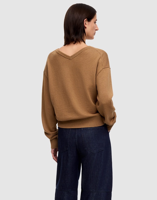 ARKET - Cotton-Wool V-Neck Jumper
