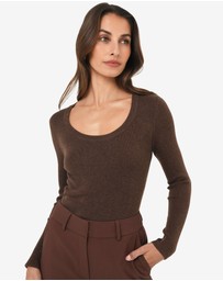 Forcast - Samira Scoop Neck Knit