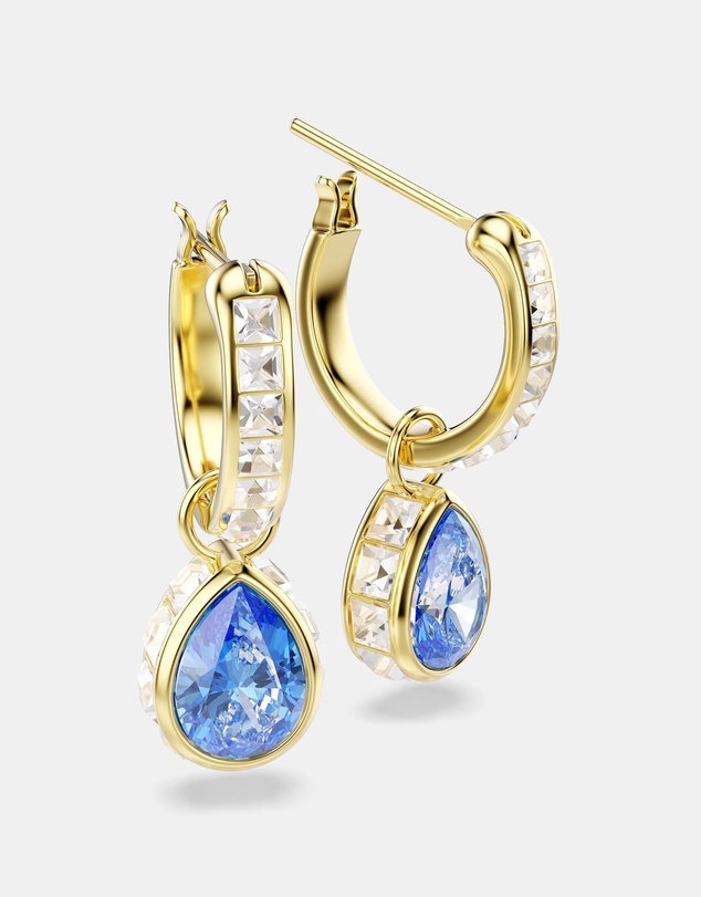 Swarovski - Mp Chroma:Pe Mn Hoop Drop Pear Fanbl/Gos