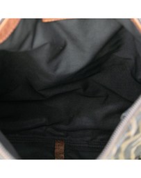 Pre-Loved by Azura Reborn - Pre-Loved Zucca Canvas FF Flat Messenger Bag