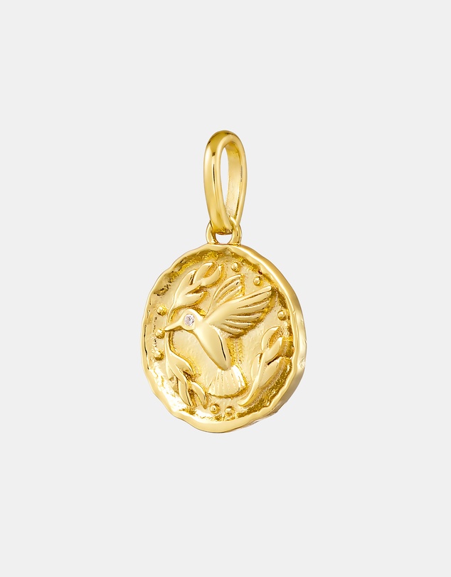 Zoe Olivia - 14K Gold Vermeil Hummingbird Charm