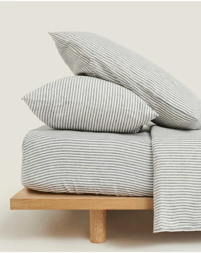 Carlotta + Gee - 100% Linen Fitted Sheet