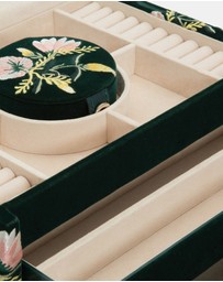 Wolf - Wolf Zoe Medium Jewellery Box Forest Green