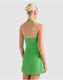 Forever New - Stormie Halter Neck Buckle Mini Dress