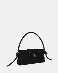 Steve Madden - BRooks Black Silver Handbag