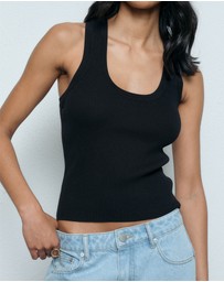 Decjuba - Mia Racer Back Knit Tank