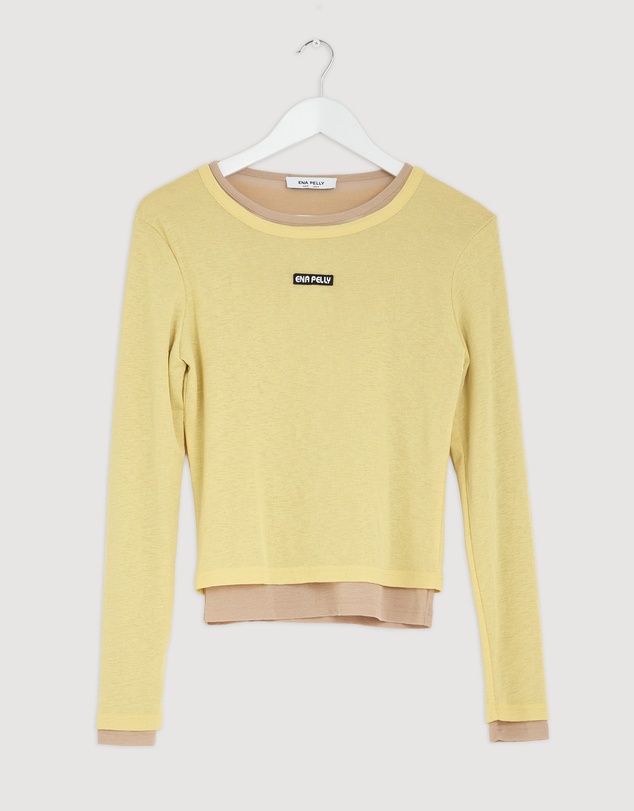 Revibe - Repaired ENA PELLY Blair Long Sleeve Top - AU 8