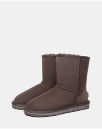 EVERAU - EverAU Ugg Short Classic Double Faced Sheepskin Upper UGG Boots