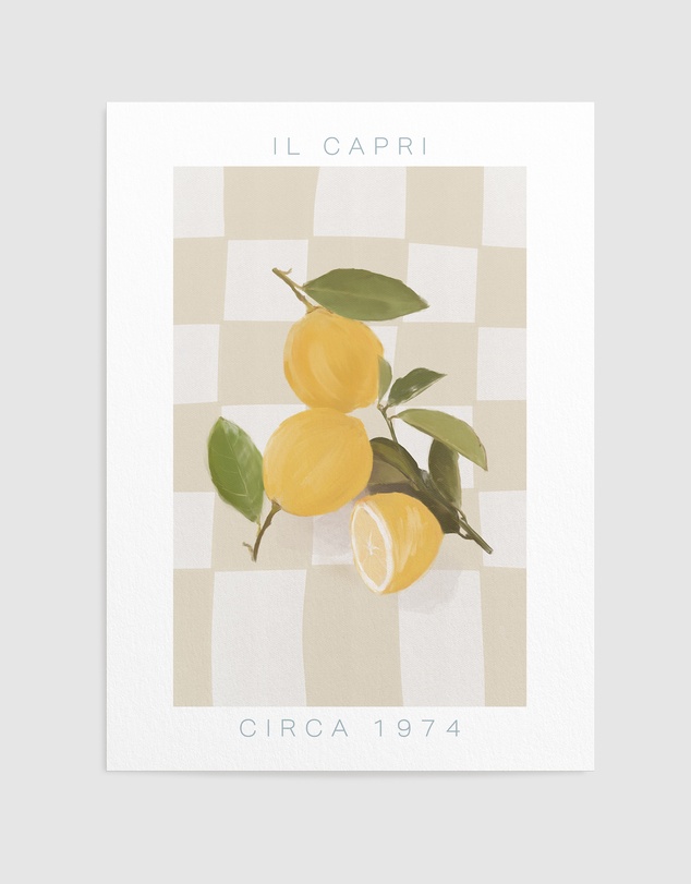 Olive et Oriel - Il Capri Art Print