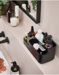 Joseph Joseph - EasyStore™ Bathroom Caddy with Matt Black Finish