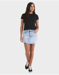 Roxy - Womens Base Rib Crew Neck T-Shirt