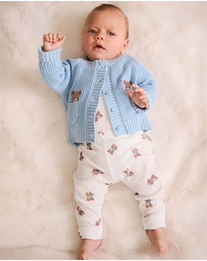 Huxbaby - Fisherman Cardigan - Babies