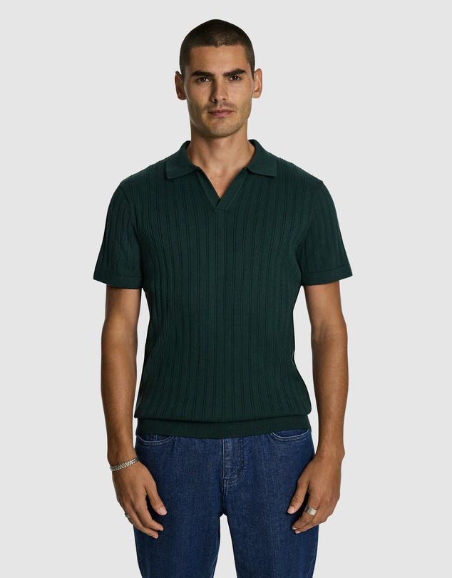 yd. - Notts Knitted Polo Shirt