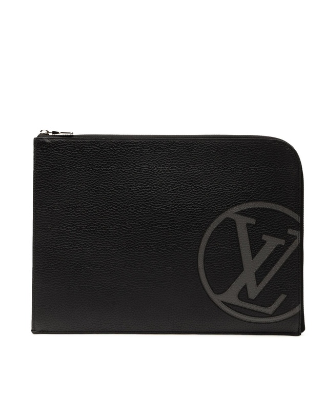 Pre-Loved by Azura Reborn - Pre-Loved Taurillon Initials Circle Pochette Jour GM