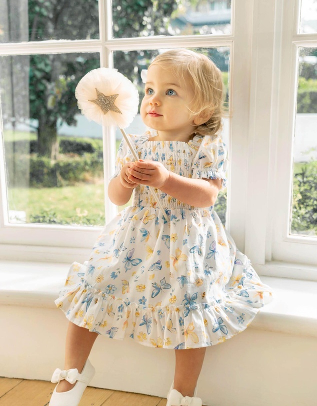 Bebe by Minihaha - Libby SS Butterfly Dress - Babies