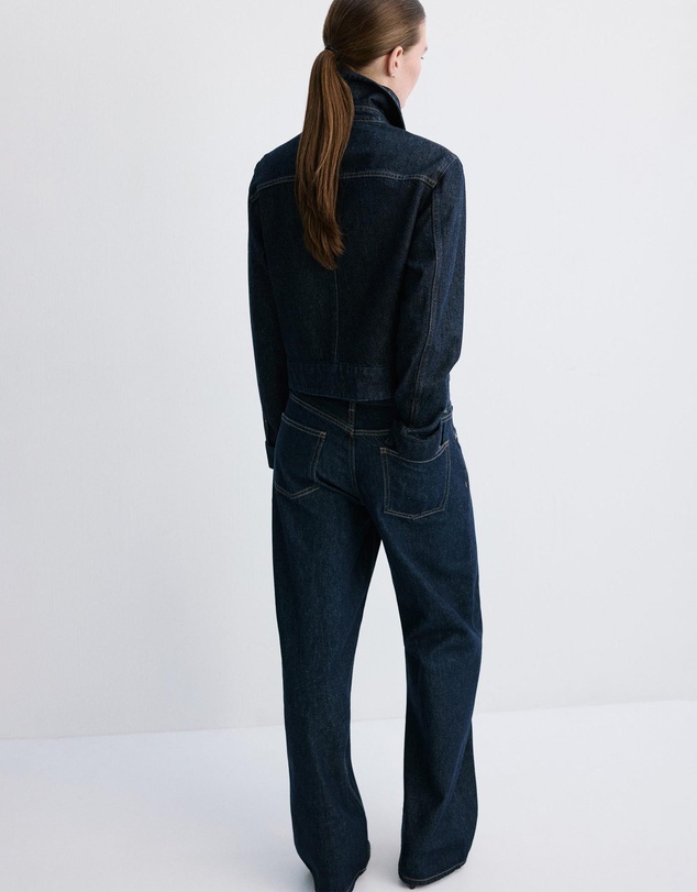 M.N.G - Fitted Denim Jacket With Pockets