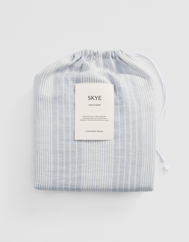 Country Road - Skye Linen Queen Quilt Cover