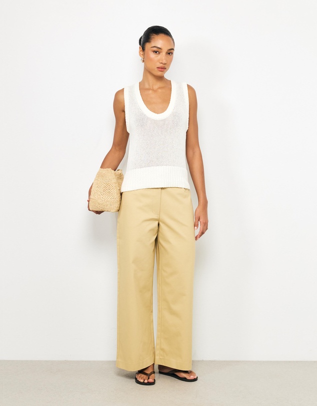 AERE - Nancy Cotton Twill Pants