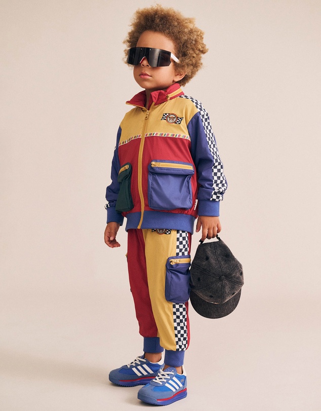 Huxbaby - Retro Motosport Windbreaker - Babies-Kids