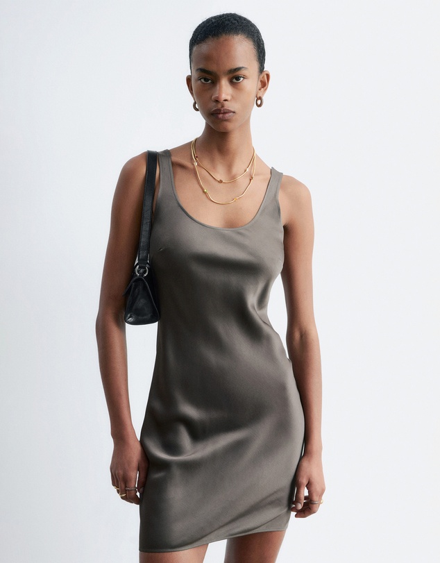 & Other Stories - Satin Slip Mini Dress