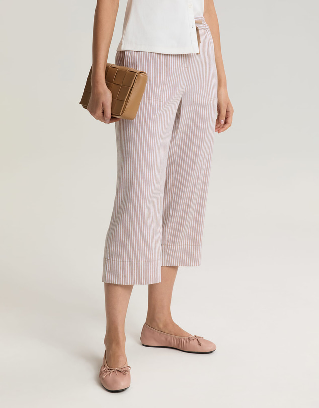 Sportscraft - Rosa Crop Linen Pant
