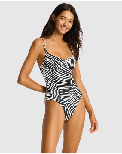 Sea Level Australia - Zebralis Balconette Bra One Piece
