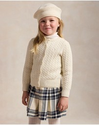 Polo Ralph Lauren - Metallic Mini-Cable Cardigan - ICONIC EXCLUSIVE - Kids