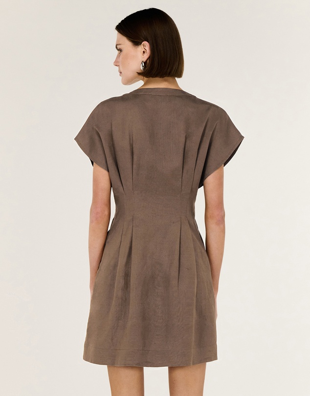 Staple the Label - Evian Deep V Mini Dress