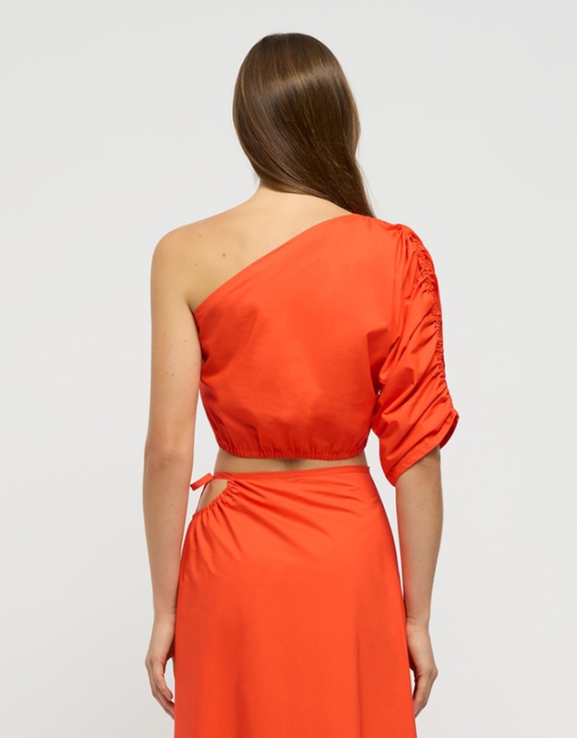 FRIEND of AUDREY - Sylvie Cotton One-Shoulder Top