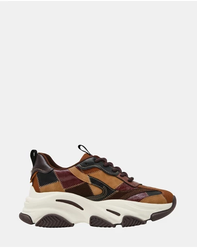 Steve Madden - Puzzlez Brown Multi Sneakers