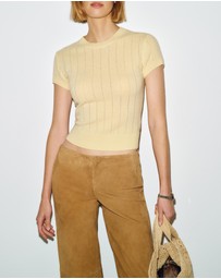 Reformation - Darcy Cashmere Tee