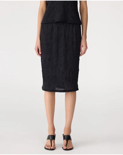 Bassike - Crinkle Jersey Skirt