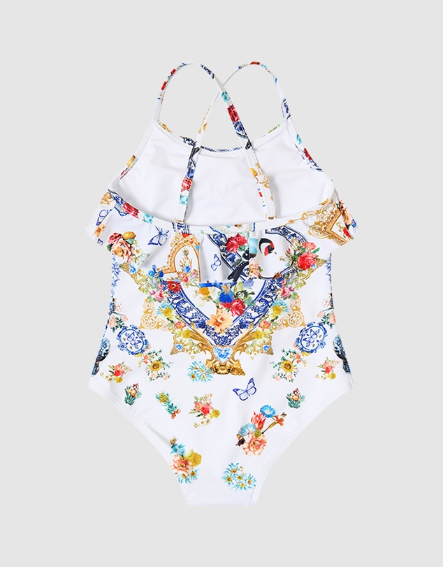 Camilla - Round Neck One Piece - Kids-Teens