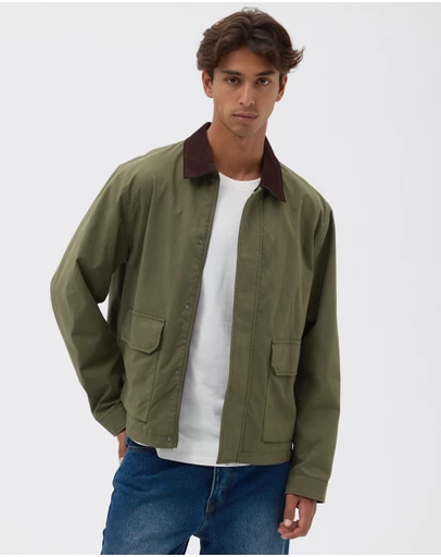 AERE - Collared Barn Jacket