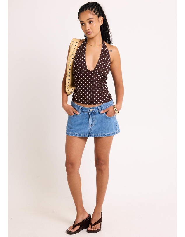 Alice In The Eve - Ava Slinky Plunge Top