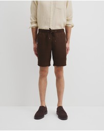 Country Road - Organically Grown Linen Drawcord Short