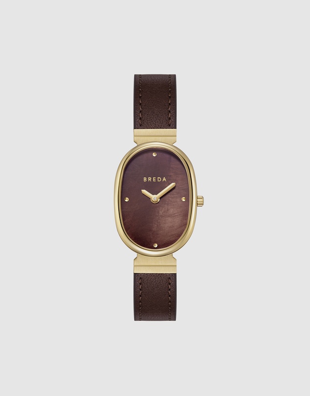 Breda - Jane 1764b Leather Band Watch, 23mm