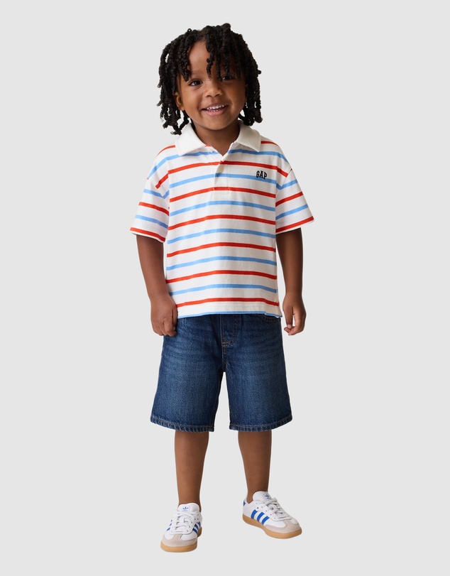 GAP - Logo Boxy Polo - Babies-Kids