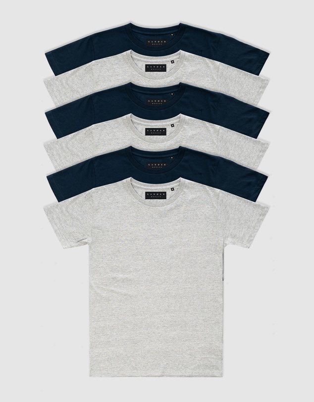 Xander - 6-Pack Blanc Tee